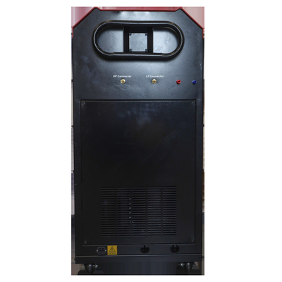 Máquina vermelha da recuperação do líquido refrigerante do carro do ABS com escala eletrônica