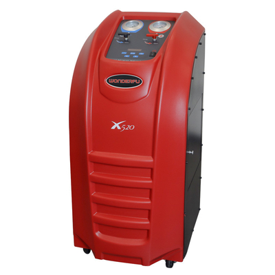 Máquina de recuperação de refrigerante CA com carcaça vermelha Visor com luz negra X520