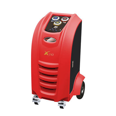 A C.A. vermelha da máquina da recuperação do líquido refrigerante da C.A. do carro intoxica a máquina de carregamento