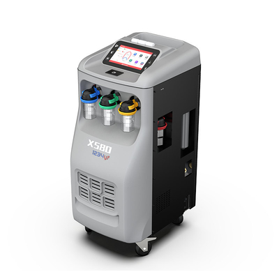 10 do tela táctil da C.A. do líquido refrigerante polegadas de máquina da recuperação com impressora X580 do banco de dados